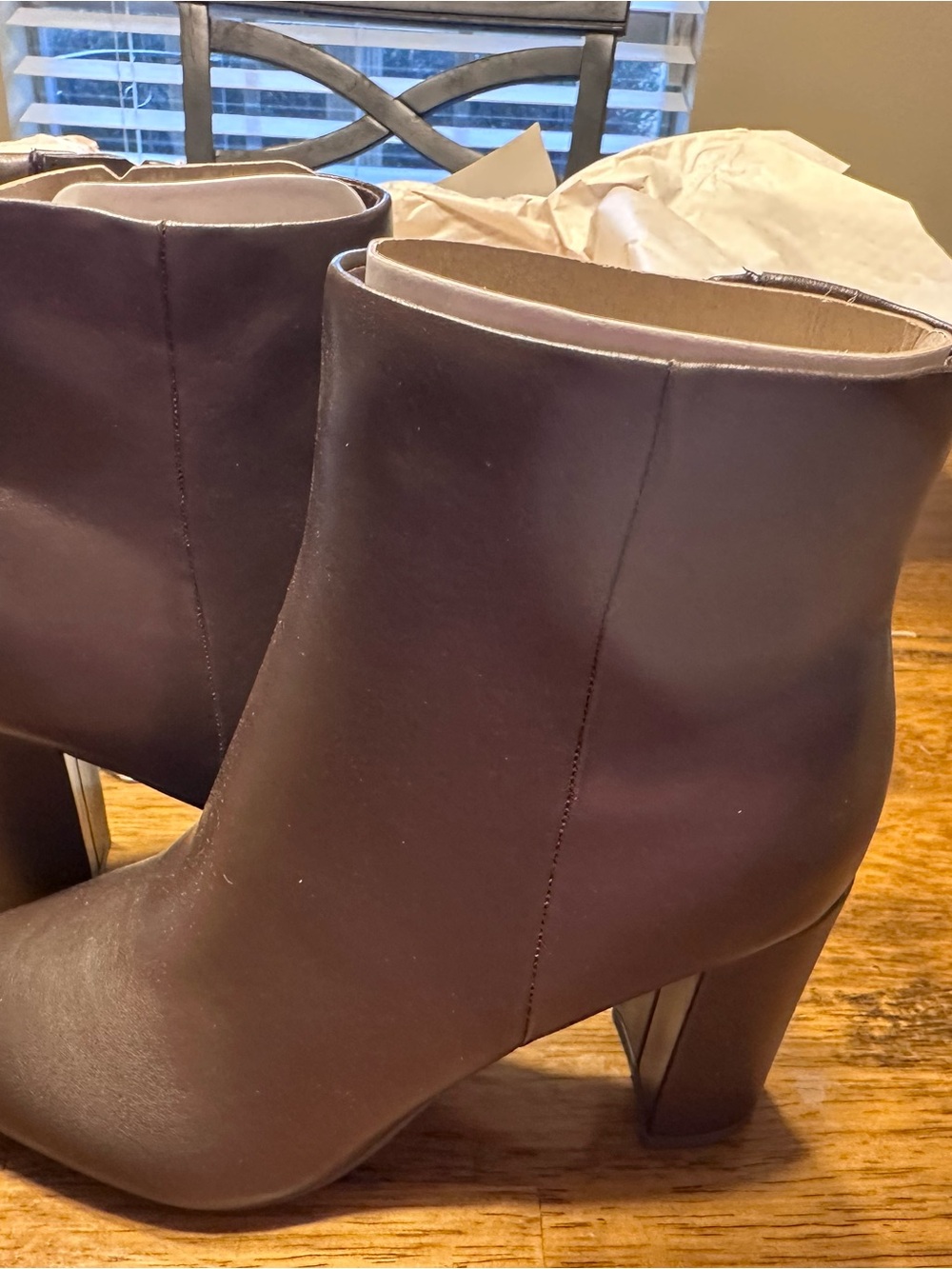 Women's Marc Fisher Ankle Booties in Dark Brown - Classic Block Heel
